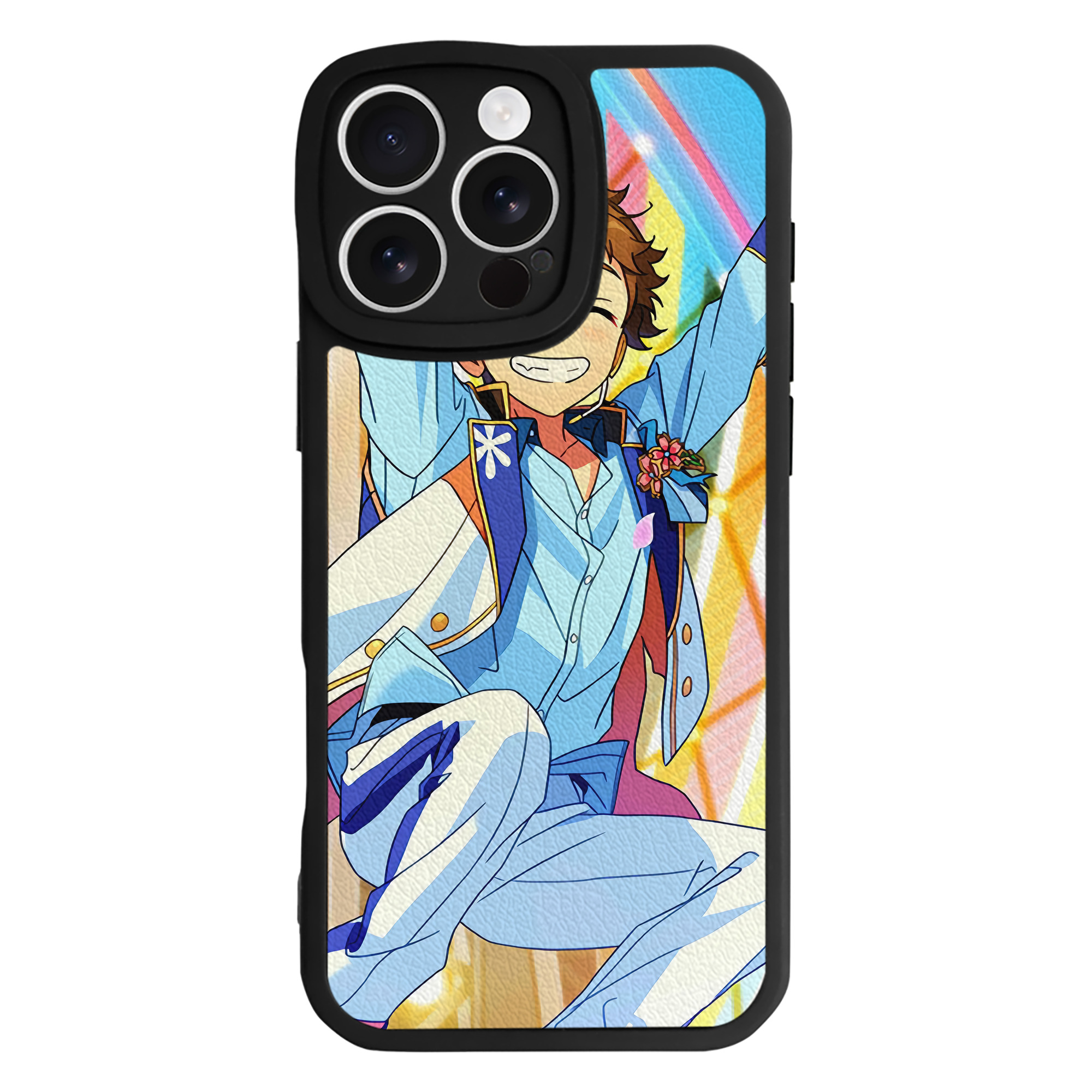 （画像用） あんさんぶるスターズ! Ensemble Stars 【iPhone 16シリーズ対応】シリコンスマホケース（レザー調） 材質：シリコン